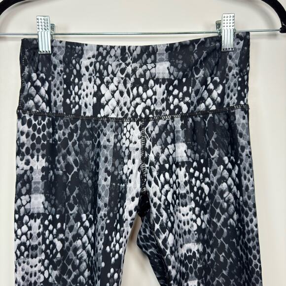Playground Pant Snakeskin Black White Leggings Size Small - Picture 2 of 8